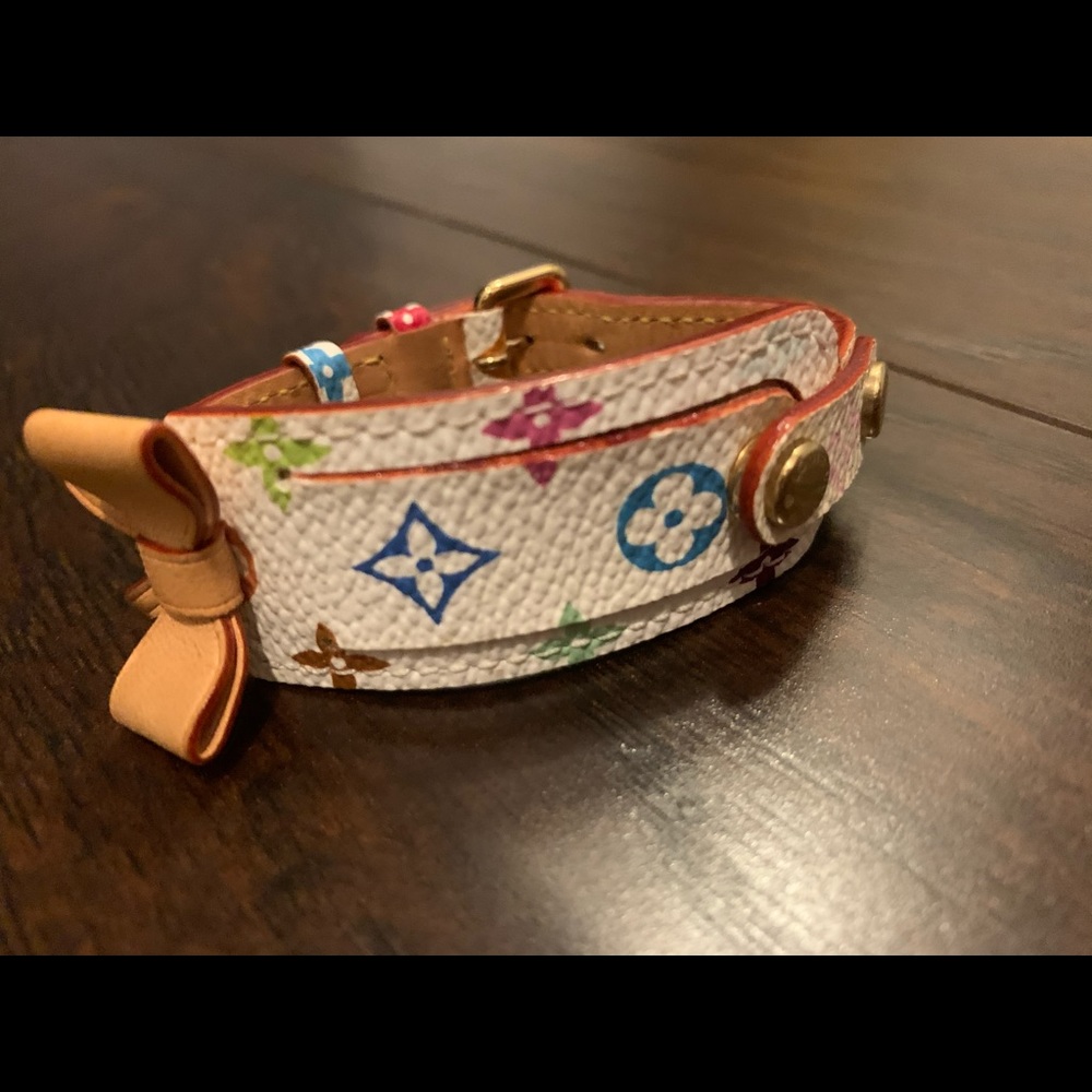 Louis Vuitton Takashi Murakami Leather Bracelet